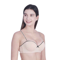 Medium Coverage Underwired Heavily Padded Everyday Bra With All Day Comfort