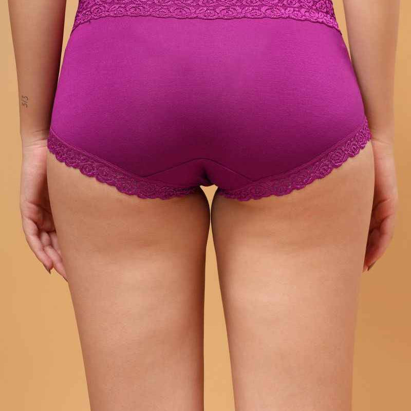 Women Mid rise Lace Hipster Briefs