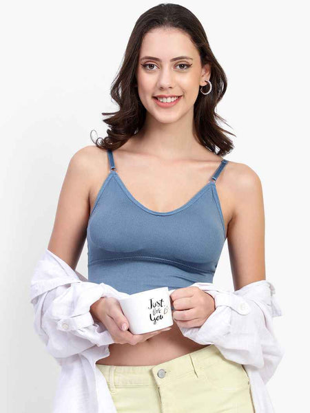 Full Coverage Lightly Padded Bralette Bra With All Day Comfort