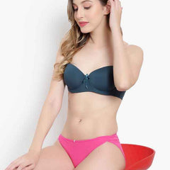 Medium Coverage Underwired Heavily Padded Bra 's All Day Comfort