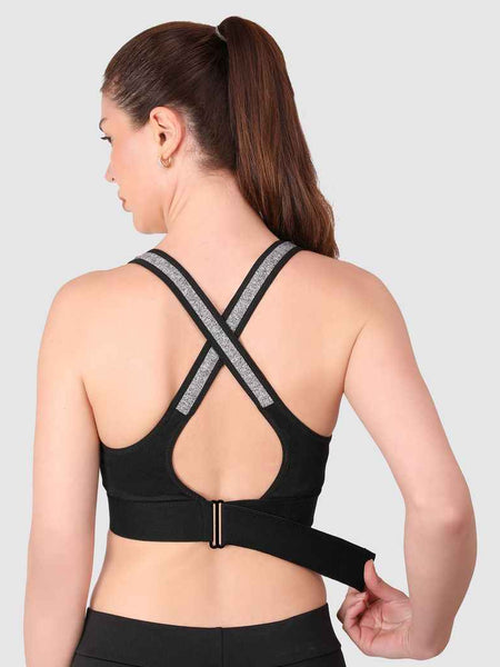 Women Full Coverage Workout Sports Bra With All Day Comfort
