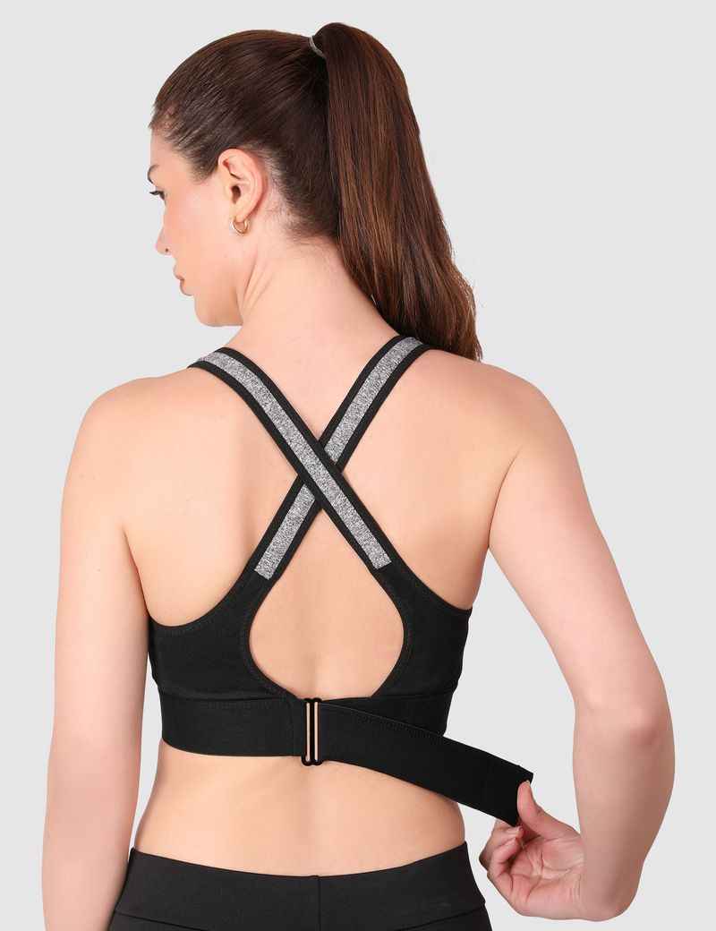 Women Full Coverage Workout Sports Bra With All Day Comfort