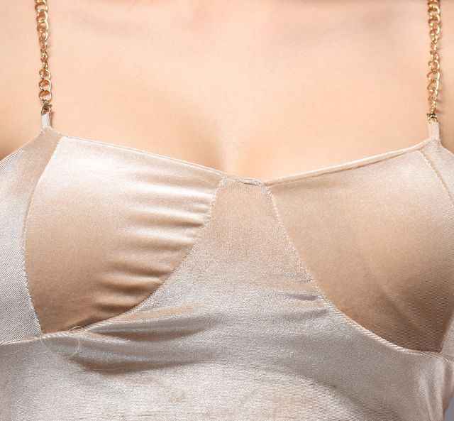Solid Shoulder Straps Crop Top