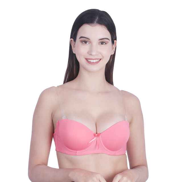 Medium Coverage Underwired Heavily Padded Bra 's All Day Comfort