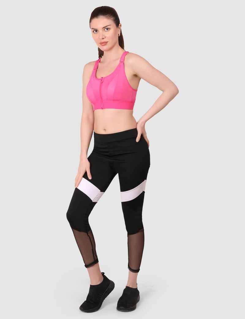 Women Full Coverage Workout Sports Bra With All Day Comfort