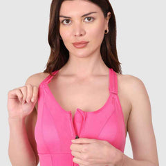 Women Full Coverage Workout Sports Bra With All Day Comfort
