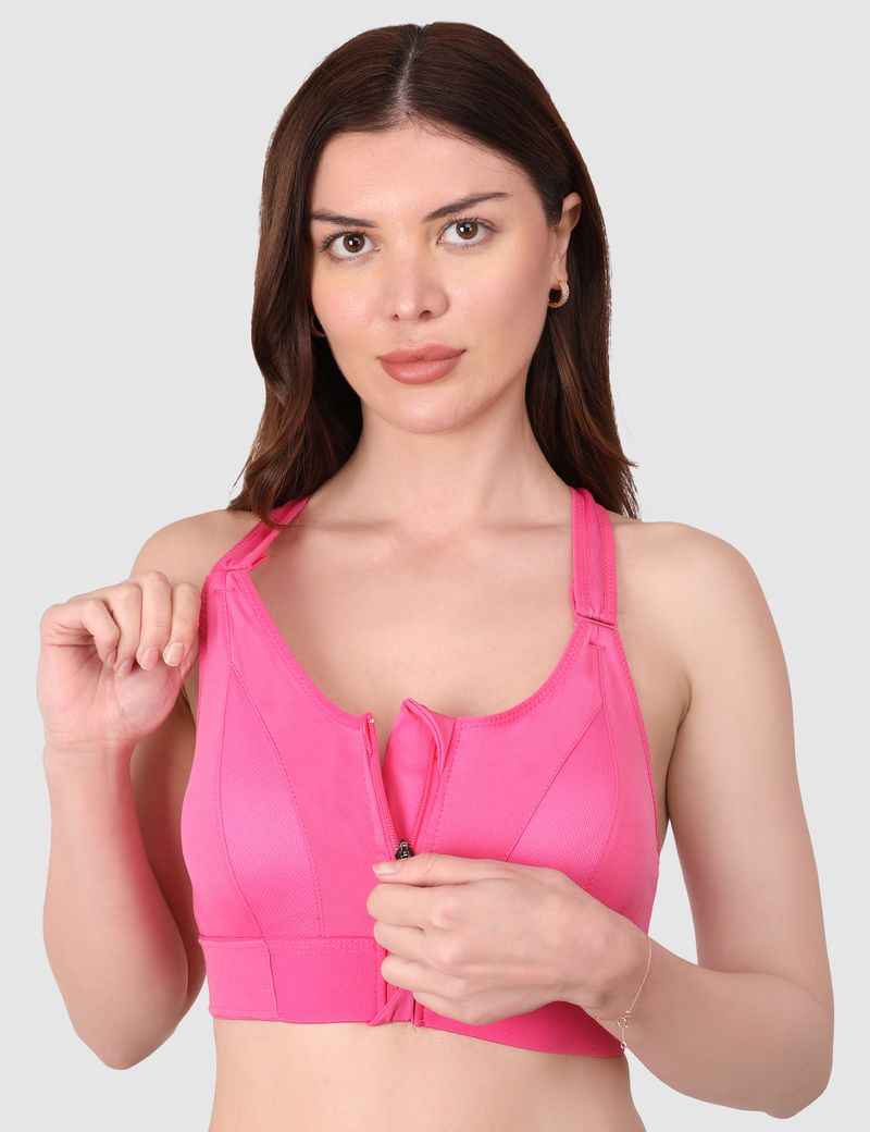Women Full Coverage Workout Sports Bra With All Day Comfort
