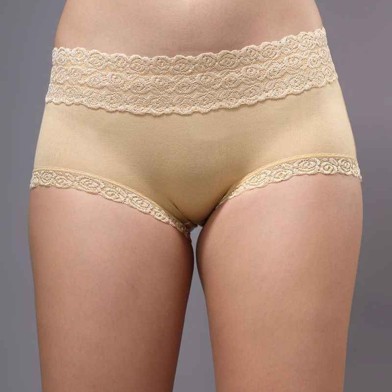 Women Lace Shape and Support Anti-Odour Hipster Briefs