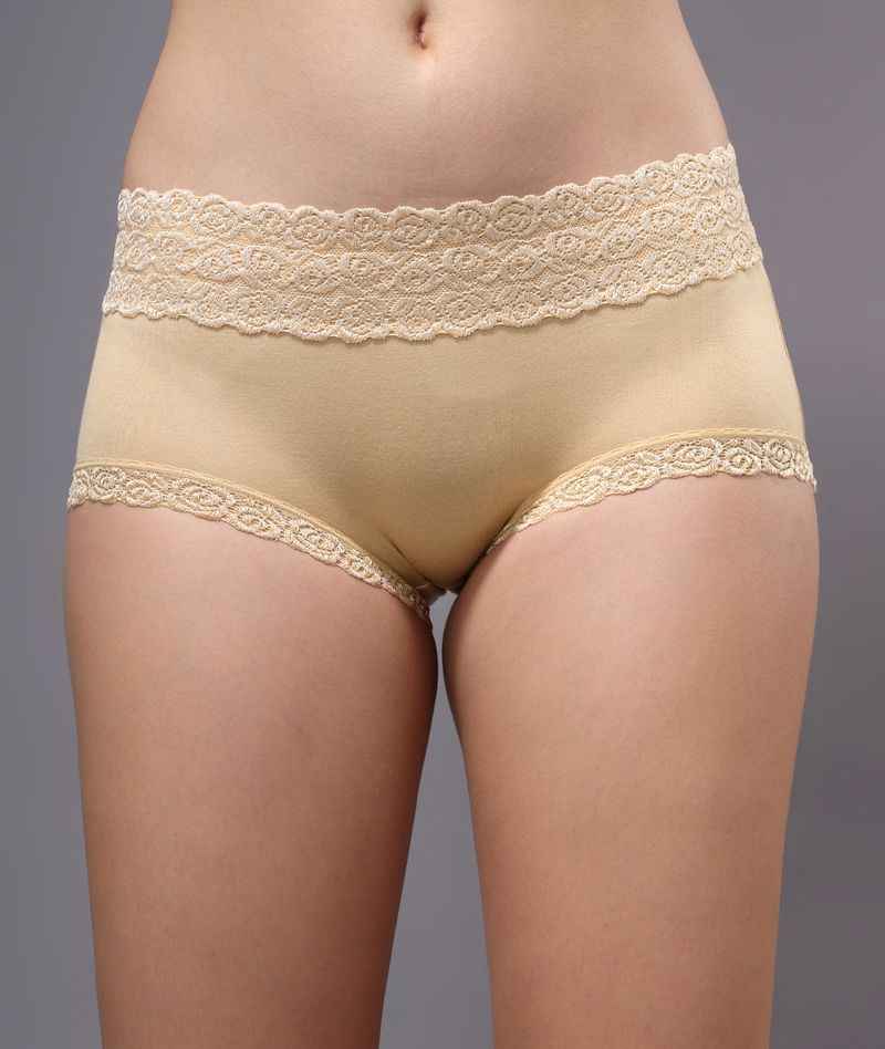 Women Lace Shape and Support Anti-Odour Hipster Briefs