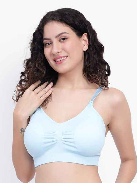 Full Coverage Removable padding Non-Wired Maternity Bra- All Day Comfort