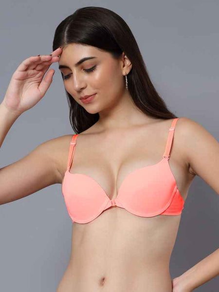 Medium Coverage Underwired Lightly Padded Plunge All Day Comfort Bra
