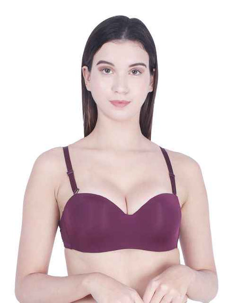 Medium Coverage Underwired Lightly Padded Push-Up Bra With All Day Comfort