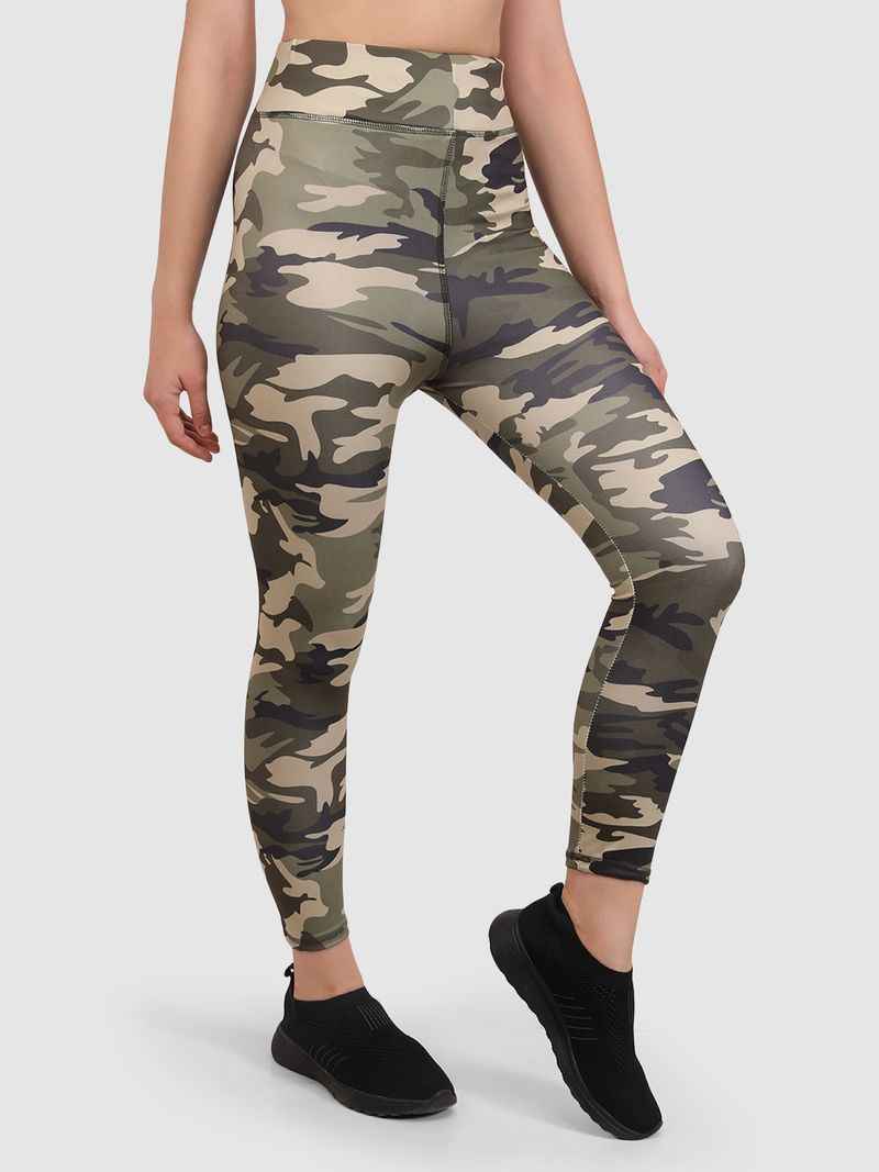 Camouflage Printed Dry Fit Skinny Fit Tights