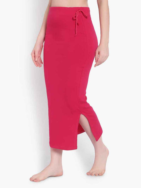 Women Solid Mermaid Fit High-Rise Knitted Seamless Saree Shapewear
