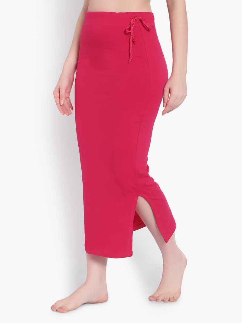 Women Solid Mermaid Fit High-Rise Knitted Seamless Saree Shapewear