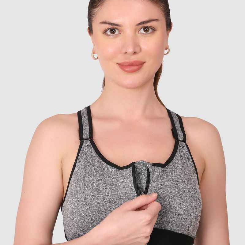 Women Full Coverage Workout Sports Bra With All Day Comfort