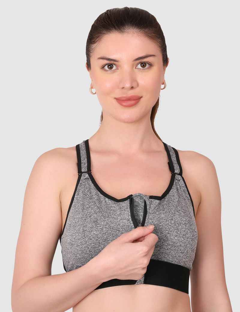 Women Full Coverage Workout Sports Bra With All Day Comfort
