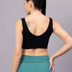 Full Coverage Removable Padding Workout Bra With All Day Comfort