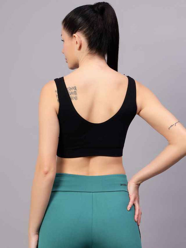 Full Coverage Removable Padding Workout Bra With All Day Comfort