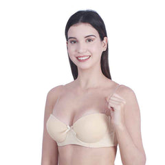 Medium Coverage Underwired Heavily Padded Bra With All Day Comfort