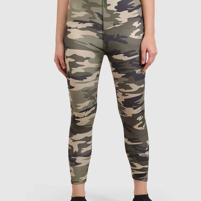Camouflage Printed Dry Fit Skinny Fit Tights