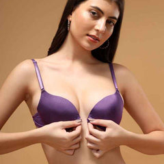 Medium Coverage Underwired Lightly Padded Plunge All Day Comfort Bra