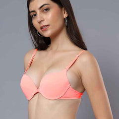 Medium Coverage Underwired Lightly Padded Plunge All Day Comfort Bra