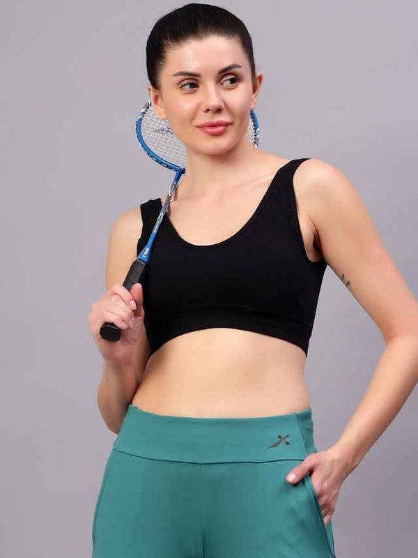 Full Coverage Removable Padding Workout Bra With All Day Comfort