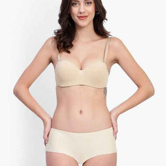 Medium Coverage Underwired Lightly Padded Push-Up Bra With All Day Comfort