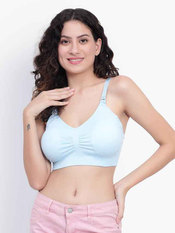 Full Coverage Removable padding Non-Wired Maternity Bra- All Day Comfort