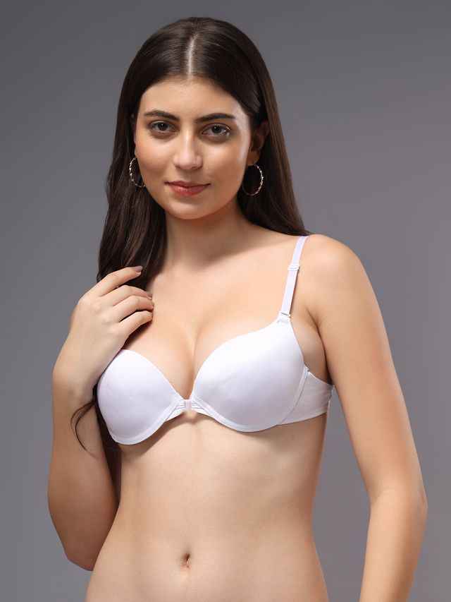 Medium Coverage Underwired Lightly Padded Plunge All Day Comfort Bra