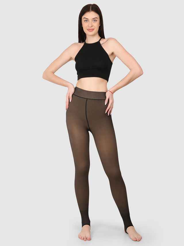 Warm Fur Woollen Thermal Leggings Bottom