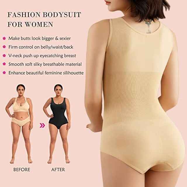 Women Nude Cotton Lycra Full Body Tummy Tucker Shaper Shapewear