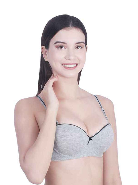 Medium Coverage Underwired Heavily Padded Everyday Bra With All Day Comfort