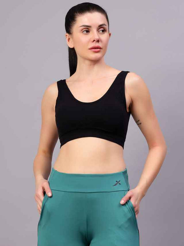 Full Coverage Removable Padding Workout Bra With All Day Comfort