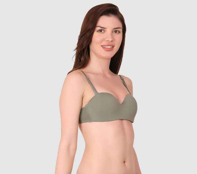 Medium Coverage Underwired Lightly Padded Push-Up Bra With All Day Comfort