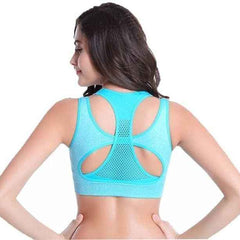 Full Coverage Removable Padding Non-Wired Styled Back Workout Bra- All Day Comfort