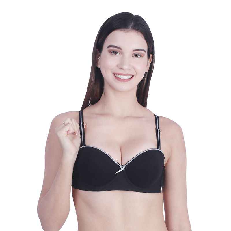 Medium Coverage Underwired Heavily Padded Everyday Bra With All Day Comfort