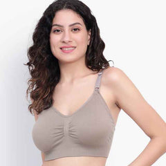 Full Coverage Removable padding Non-Wired Maternity Bra- All Day Comfort