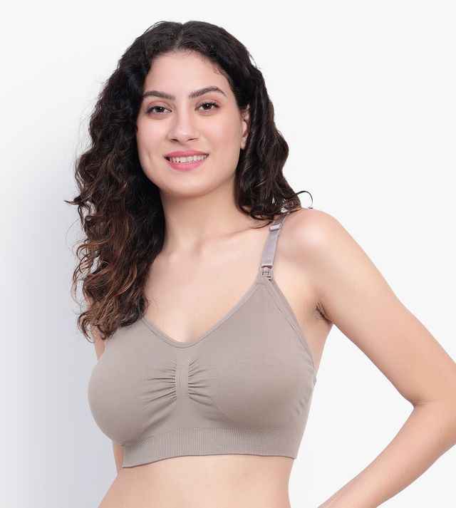 Full Coverage Removable padding Non-Wired Maternity Bra- All Day Comfort