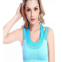 Full Coverage Removable Padding Non-Wired Styled Back Workout Bra- All Day Comfort