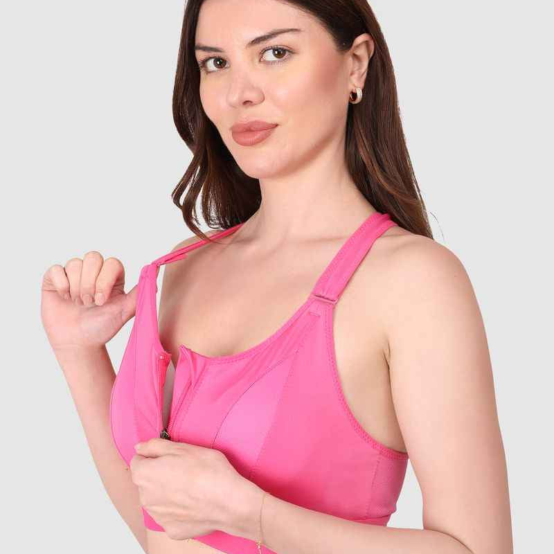 Women Full Coverage Workout Sports Bra With All Day Comfort