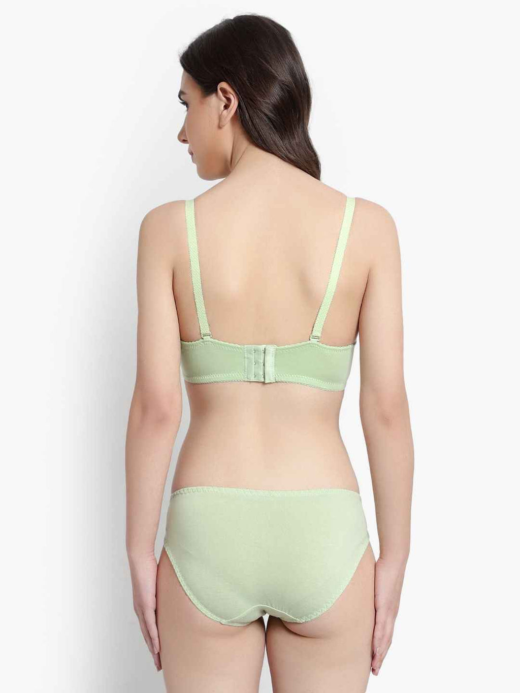 Lace-Designed Heavily-Padded Lingerie Set