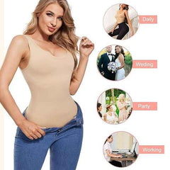 Women Nude Solid Full Body Shapewear