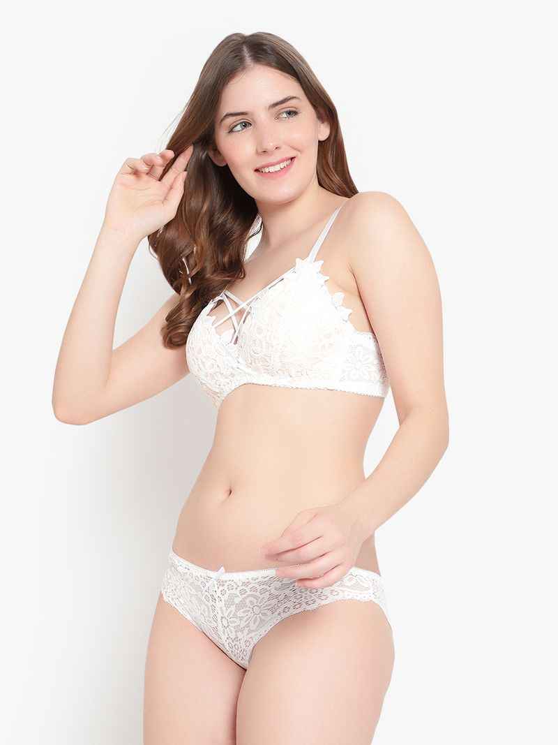 White Lace Lingerie Set