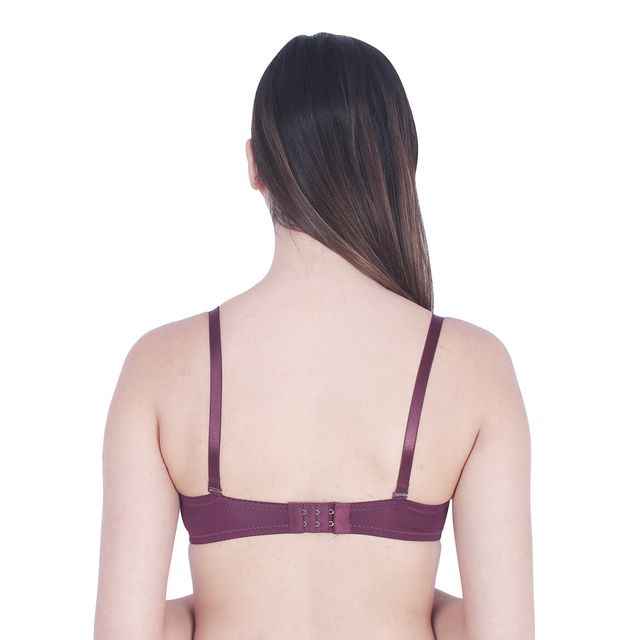 Medium Coverage Underwired Lightly Padded Push-Up Bra With All Day Comfort