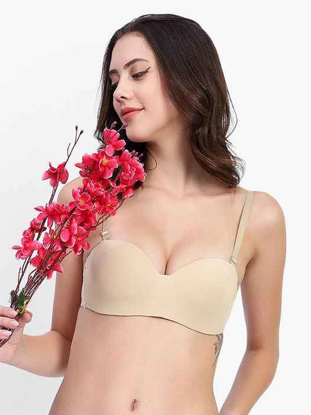 Medium Coverage Underwired Lightly Padded Push-Up Bra With All Day Comfort