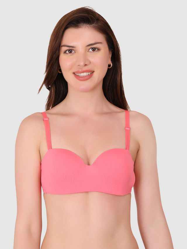 Medium Coverage Underwired Lightly Padded Push-Up Bra With All Day Comfort