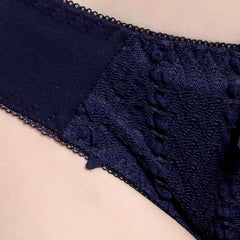 Lace-Designed Heavily-Padded Lingerie Set