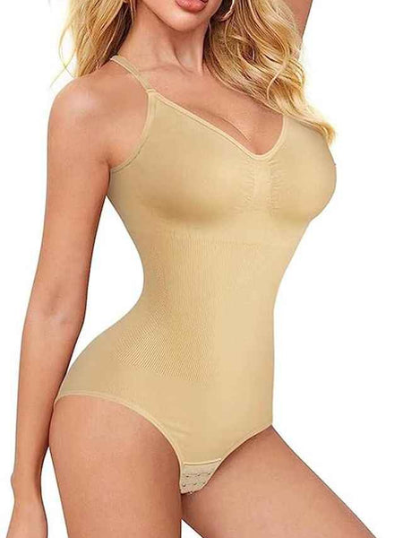 Women Butt Lifter Panties Stretch Slimming Body Shaper with Adjustable Spaghetti Strap